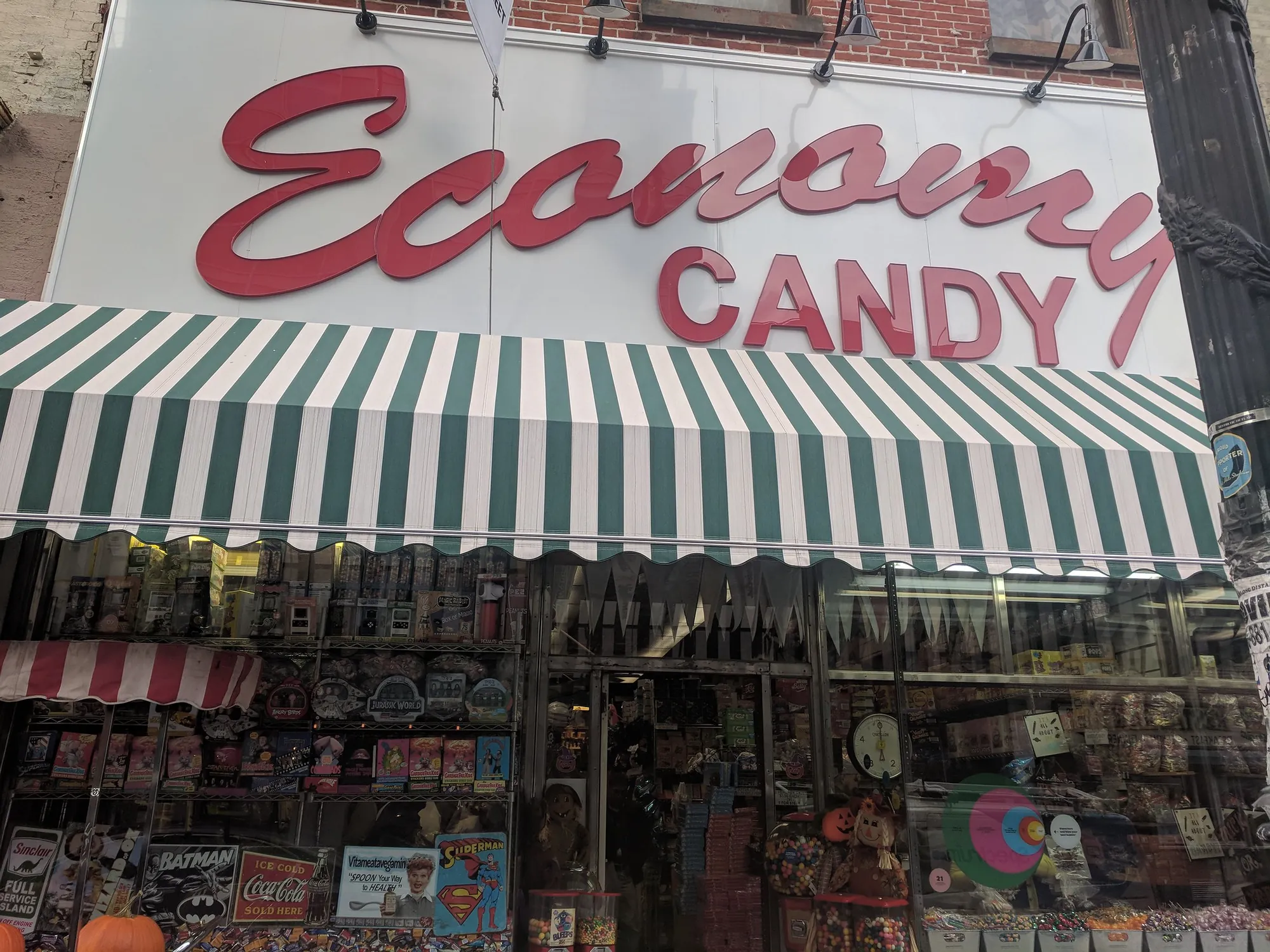 Economy Candy storefront, New York City, NY, USA